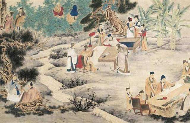 与酒相关的典故丨王羲之的兰亭流觞(图2)